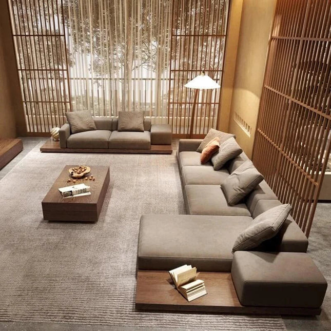 Modular Lounge Cloud Floor Accent Sofa-Sofa Set