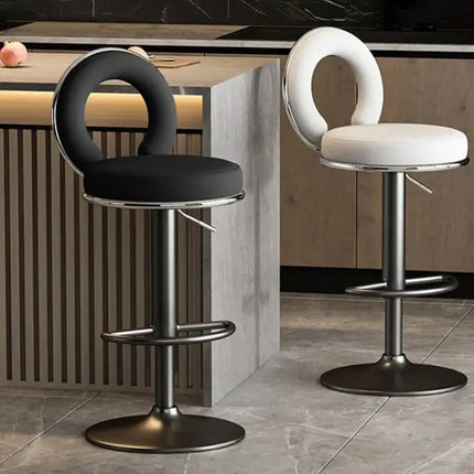 Relaxing Swivel Altos Metal Backrest Bar Stools-Bar Stools