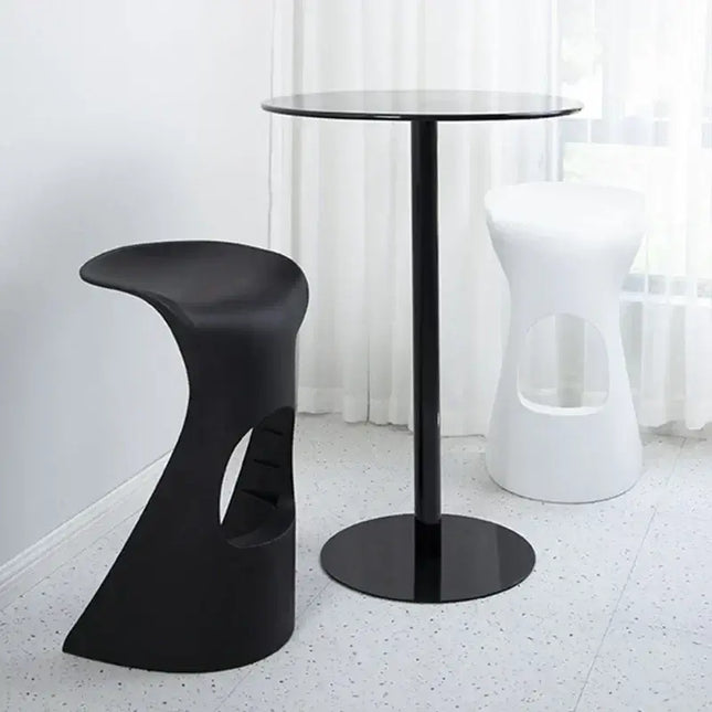S-Shaped Art Bar Chair – Sculptural Style Meets Elevated Comfort-Bar Stools