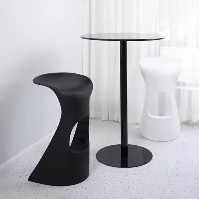 S-Shaped Art Bar Chair – Sculptural Style Meets Elevated Comfort-Bar Stools