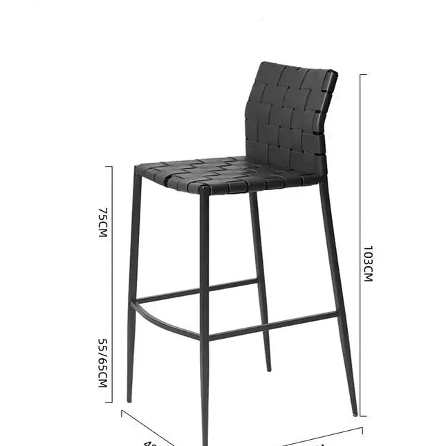 Sandal Luxe Italian Bar Chair – Minimalist Elegance in Every Detail-Bar Stools
