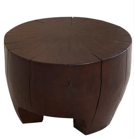 Tree Trunk Solid Wood Coffee Table-Coffee Table