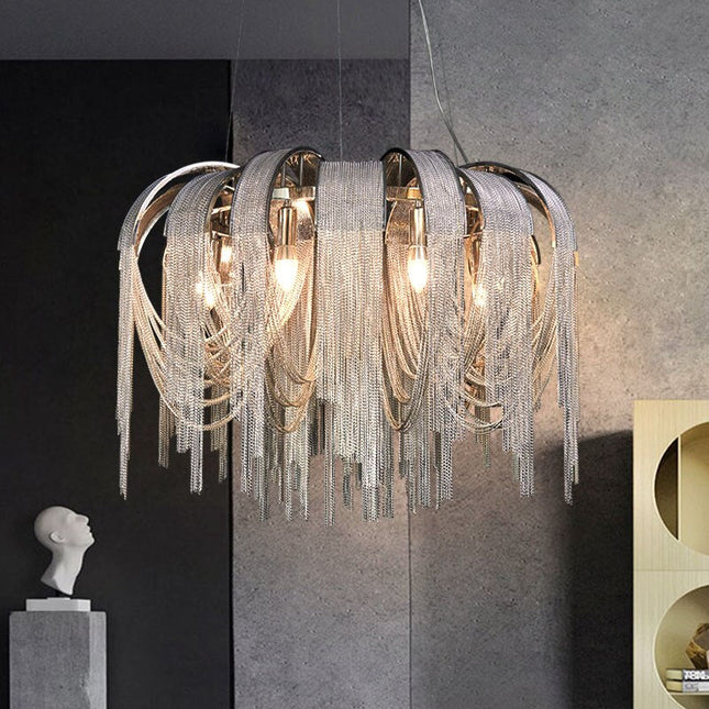 ChandelierDecor - Chain Chandelier: Elegant Lighting Fixture for Modern Spaces