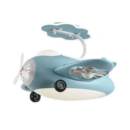 ChandelierDecor - Whimsical Airplane Ceiling Light with Fan – Perfect for Kids Rooms