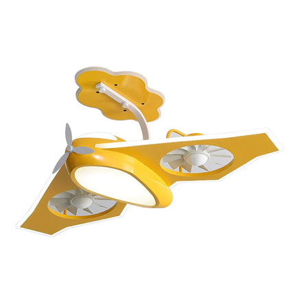 ChandelierDecor - Whimsical Airplane Ceiling Light with Fan – Perfect for Kids Rooms