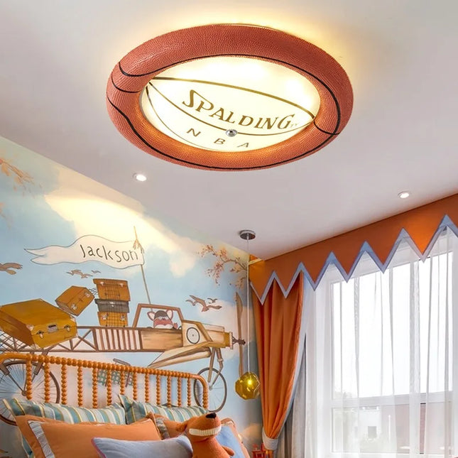 ChandelierDecor - Basketball Spalding NBA Kids Room Ceiling Light