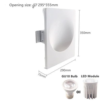 ChandelierDecor - Modern Recessed LED Wall Light