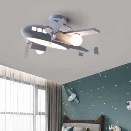 ChandelierDecor - Aeroplane Lustre Ceiling Light for Kids Room