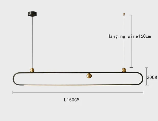 ChandelierDecor - Line Art Kitchen Island Lighting