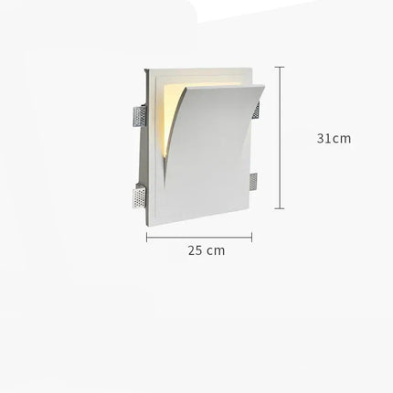 ChandelierDecor - Creative Minimalistic Edge Wall Light - Pack of 2