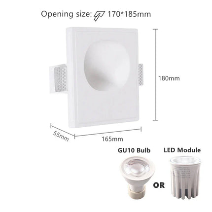 ChandelierDecor - Modern Recessed LED Wall Light