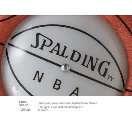 ChandelierDecor - Basketball Spalding NBA Kids Room Ceiling Light