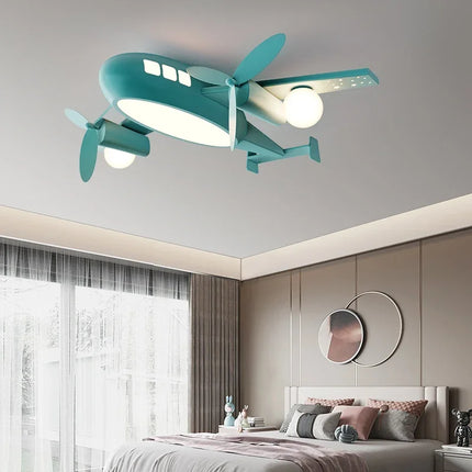 ChandelierDecor - Aeroplane Lustre Ceiling Light for Kids Room