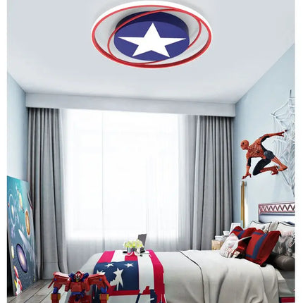ChandelierDecor - Captain America Ceiling Light for Kids Room