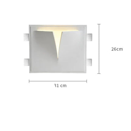 ChandelierDecor - Creative Minimalistic Edge Wall Light - Pack of 2