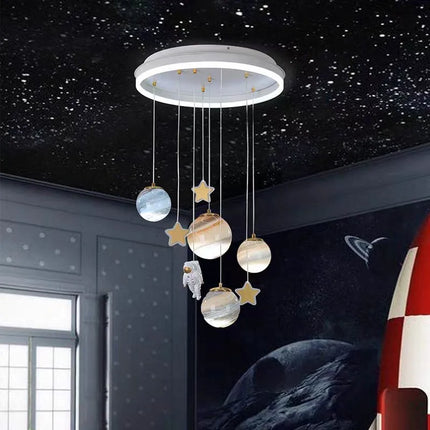ChandelierDecor - Feel like an Astronaut in Space Kids Ceiling Light