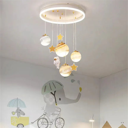 ChandelierDecor - Feel like an Astronaut in Space Kids Ceiling Light