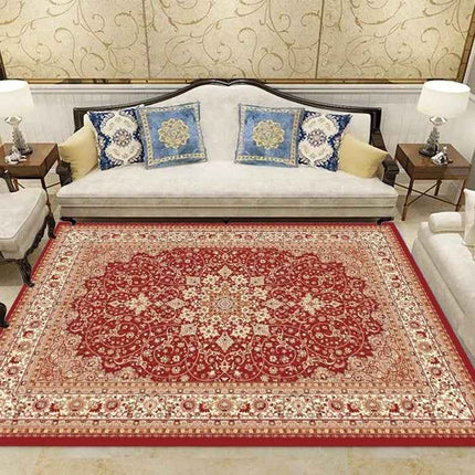 Traditional Persian Off Red Union Luxury Rug-ChandelierDecor.com
