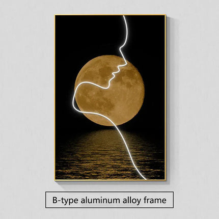 ChandelierDecor - Abstract Figure LED Porch Wall Art