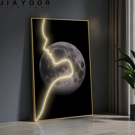 ChandelierDecor - Abstract Figure LED Porch Wall Art