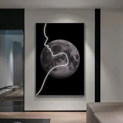 ChandelierDecor - Abstract Figure LED Porch Wall Art