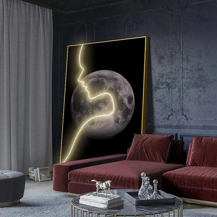 ChandelierDecor - Abstract Figure LED Porch Wall Art