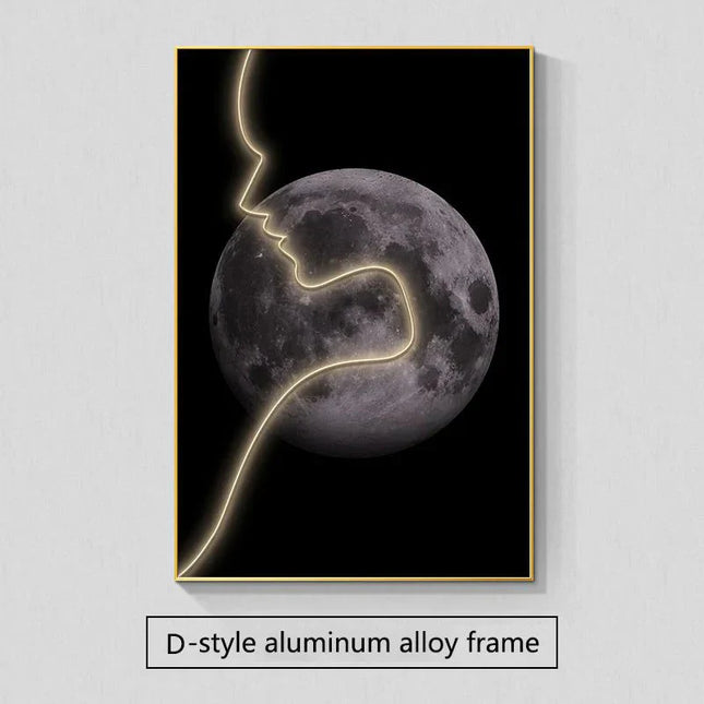 ChandelierDecor - Abstract Figure LED Porch Wall Art