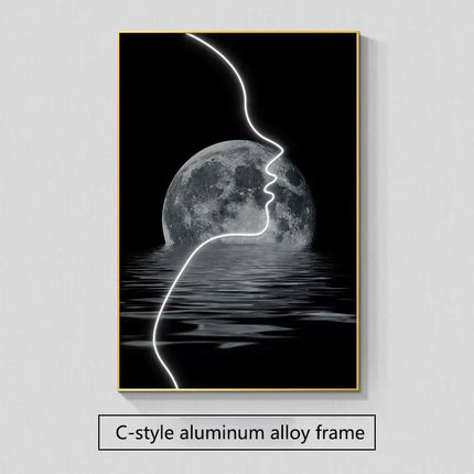 ChandelierDecor - Abstract Figure LED Porch Wall Art