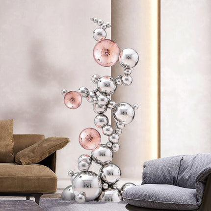 ChandelierDecor - Abstract Jumbled Balls Stainless Steel Ornament
