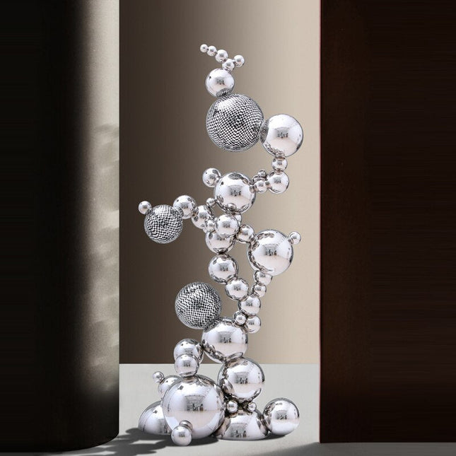 ChandelierDecor - Abstract Jumbled Balls Stainless Steel Ornament
