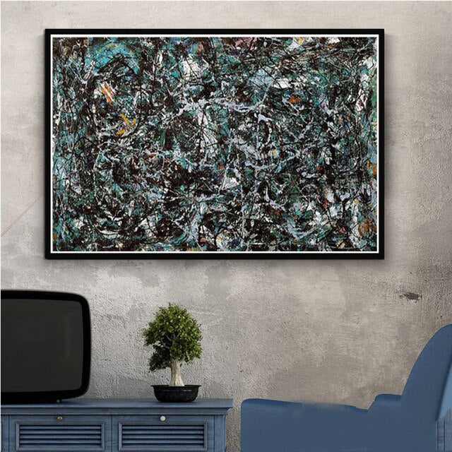 ChandelierDecor - Abstract Street Graffiti Canvas Wall Art