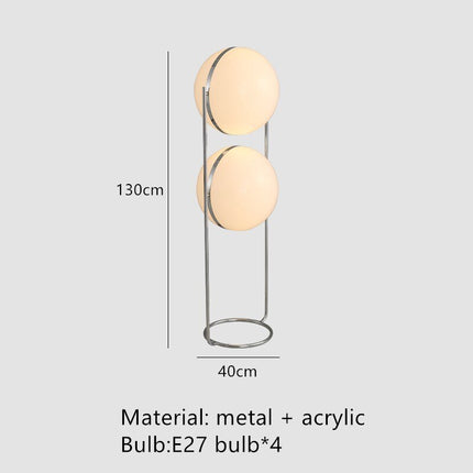 ChandelierDecor - Acrylic Ball Floor Lamp - Illuminating Home Décor