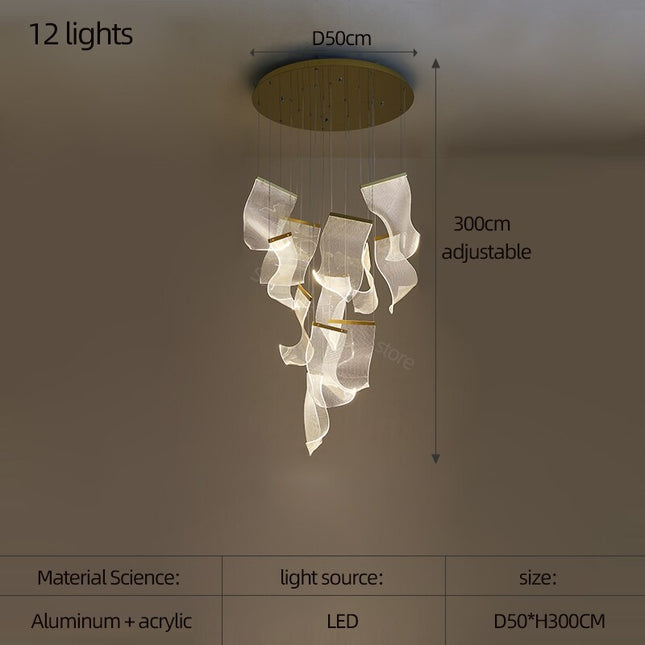 ChandelierDecor - Acrylic Chandelier: Illuminate Your Space