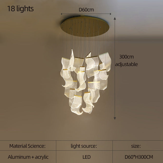 ChandelierDecor - Acrylic Chandelier: Illuminate Your Space