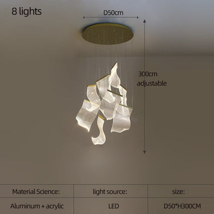 ChandelierDecor - Acrylic Chandelier: Illuminate Your Space