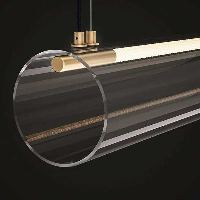 ChandelierDecor - Acrylic Long Tube LED Pendant Island Light