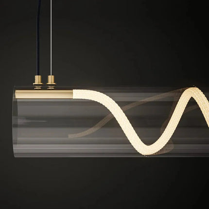 ChandelierDecor - Acrylic Long Tube LED Pendant Island Light