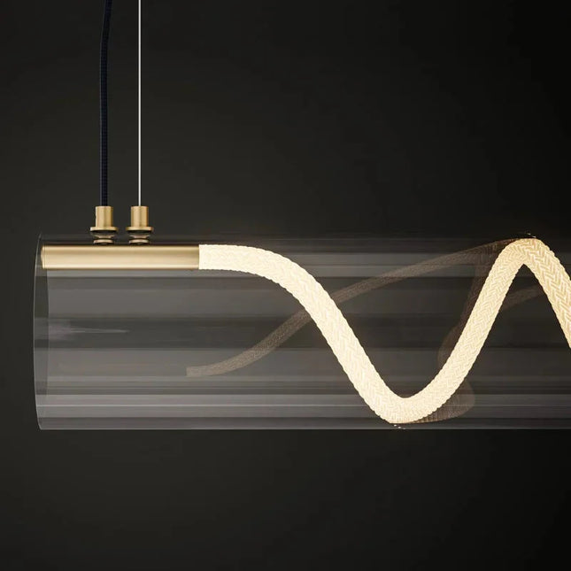 ChandelierDecor - Acrylic Long Tube LED Pendant Island Light