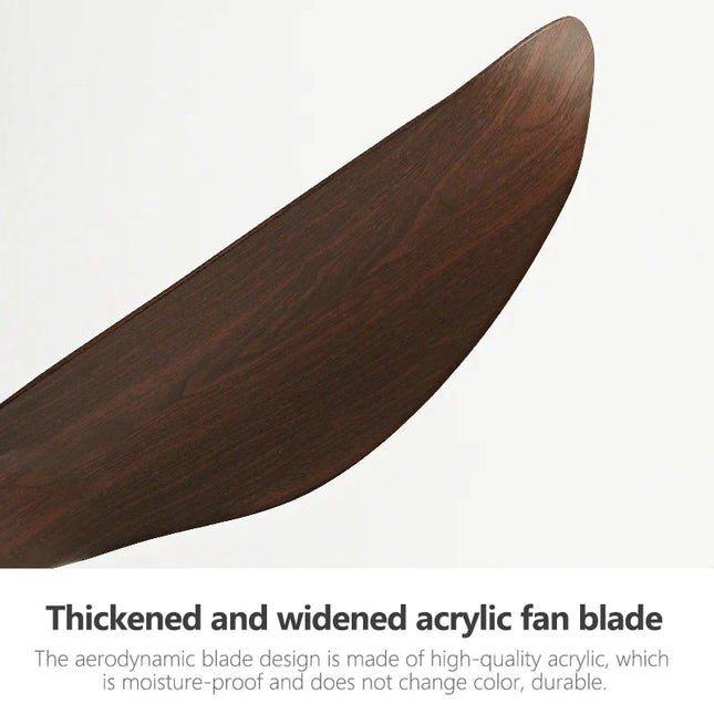 ChandelierDecor - Acrylic Wood Finish Designer Ceiling Fan