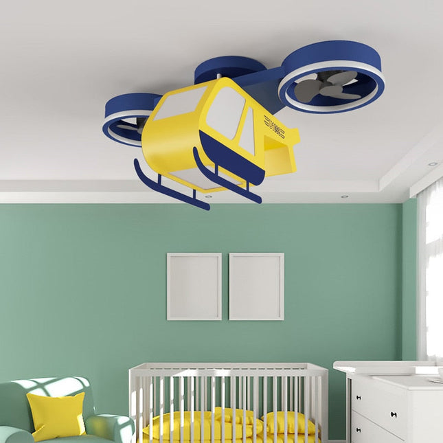 ChandelierDecor - Aeroplane Light and Fan - Cool Your Room with Style