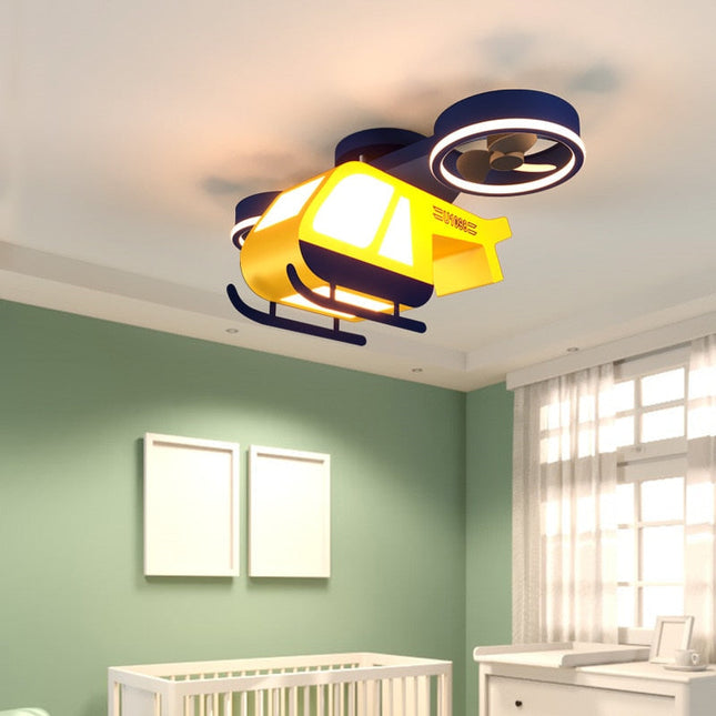 ChandelierDecor - Aeroplane Light and Fan - Cool Your Room with Style