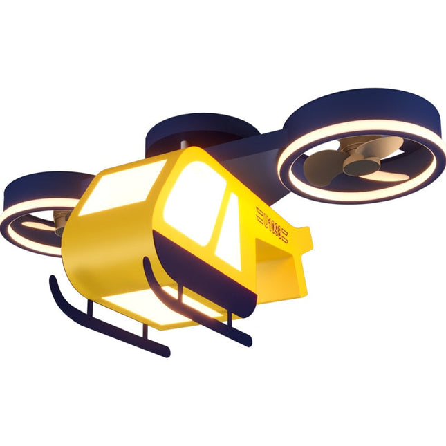 ChandelierDecor - Aeroplane Light and Fan - Cool Your Room with Style
