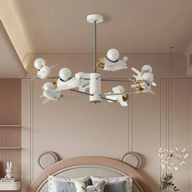 ChandelierDecor - Aeroplanes Ceiling Light for Kids Room