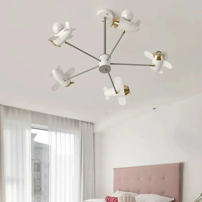 ChandelierDecor - Aeroplanes Ceiling Light for Kids Room