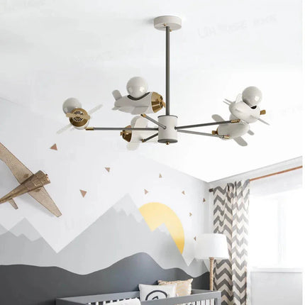ChandelierDecor - Aeroplanes Ceiling Light for Kids Room