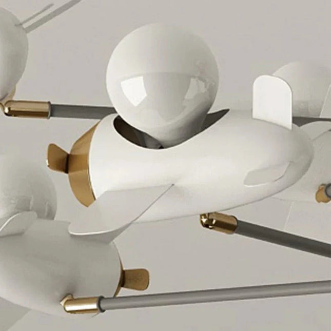 ChandelierDecor - Aeroplanes Ceiling Light for Kids Room