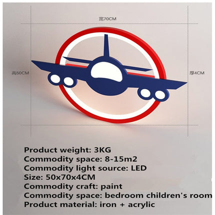 ChandelierDecor - Airplane Ceiling Light - Illuminate Your Space in Style.