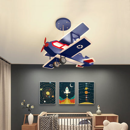 ChandelierDecor - Airplane LED Hanging Light for Kids Room