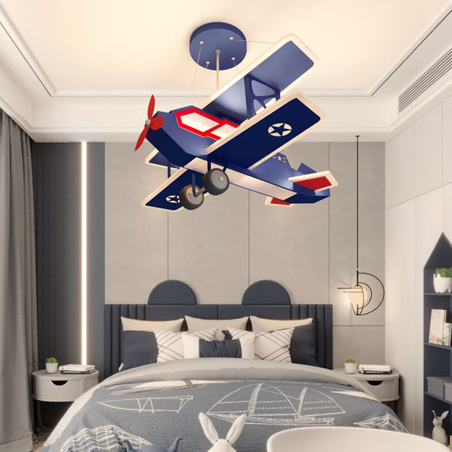 ChandelierDecor - Airplane LED Hanging Light for Kids Room