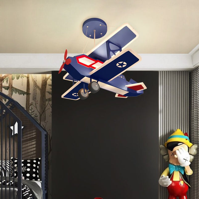 ChandelierDecor - Airplane LED Hanging Light for Kids Room